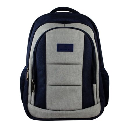 Mochila Perfect Choice Para Laptop 17 de Poliester Azul/Gris