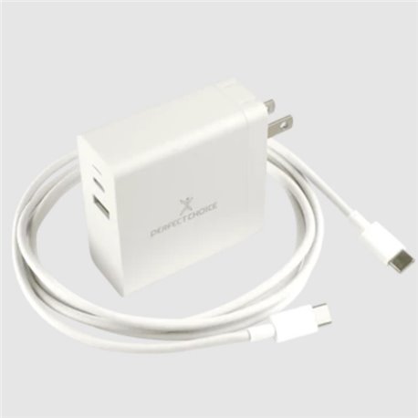 Cargador de Pared Perfect Choice 65W USB-C Blanco