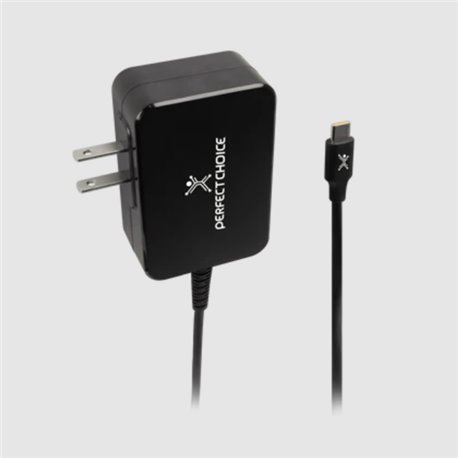 Cargador Universal Perfect Choice 65W USB-C Para Laptop y Dispositivos Moviles Negro