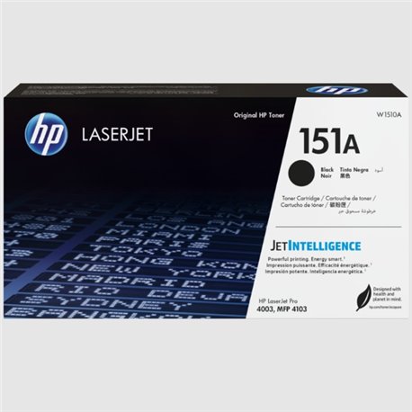 TONER HP 151A W1510A NEGRO LASERJET PRO 4003 / MFP 4103 (3 050 Pag)