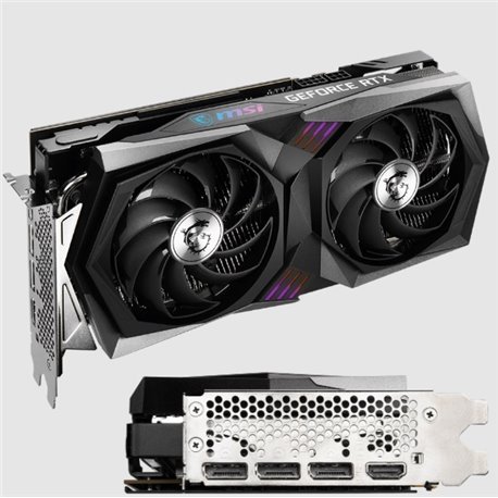 TJ VIDEO MSI 12GB RTX 3060 GAMING X 12G DDR6 1837MHZ 3DP