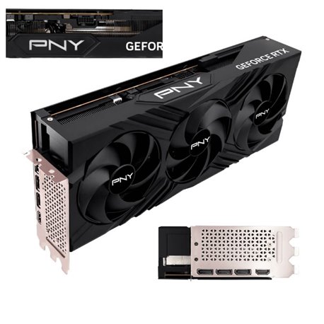 TJ video PNY 16GB Geforce RTX 4080 triple fan GDDR6X 1HDMI 3DP 2205Mhz PCI Express 4.0 VCG408016TFXPB1