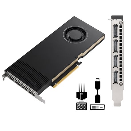 TJ VIDEO PNY 16GB QUADRO RTX A4000 CTLR GDDR6 4*DP