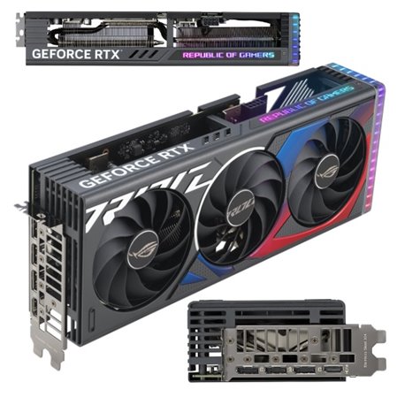 TJ video ASUS 8GB ROG STRIX RTX 4060 Gaming GDDR6 1xHDMI 3xDP 3xFan ARGB ROG-STRIX-RTX4060-O8G-GAMING