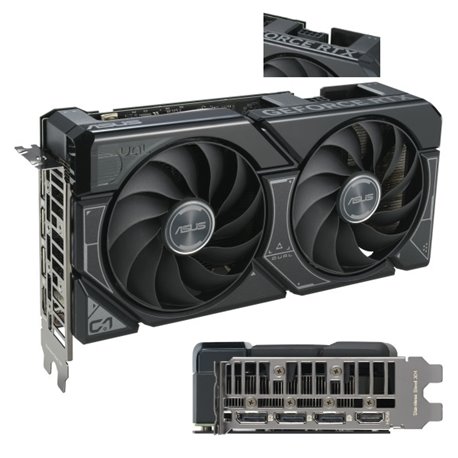 TJ VIDEO ASUS 8GB RTX 4060 TI GDDR6 HDMI 3*DP DUAL-RTX4060TI-O8G