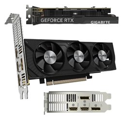 TJ de video Gigabyte 8GB Geforce RTX 4060 OC Low Profile GDDR6 2xDP 2xHDMI