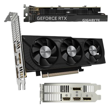 TJ de video Gigabyte 8GB Geforce RTX 4060 OC Low Profile GDDR6 2xDP 2xHDMI