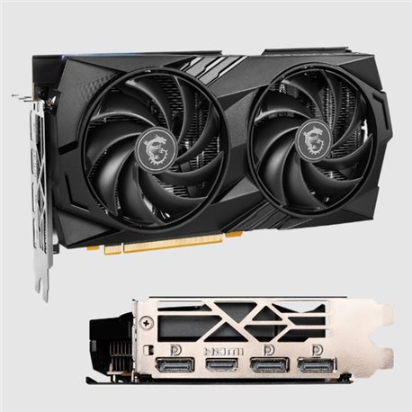 TJ video MSI 8GB Geforce RTX 4060 Gaming X RGB dual fan GDDR6 1HDMI 3DP