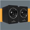 BOCINAS PRFECT CHOICE ESTEREO MOSSO 3.5MM USB NEGRO