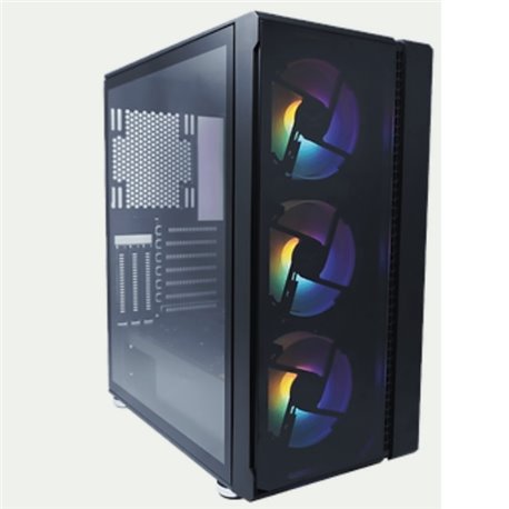 GABINETE EVOTEC GAMER TOKYO SIN FUENTE TARJETA ATX /MICRO-ATX / MINI-ATX NEGRO