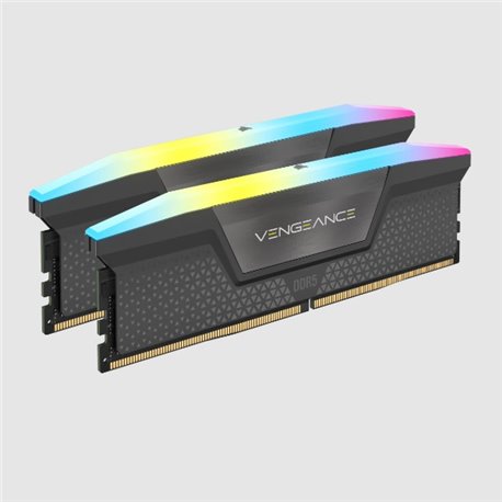 Memoria Corsair 32GB 5200Mhz (2x16GB) DDR5 VENGEANCE RGB C40 Negro AMD EXPO