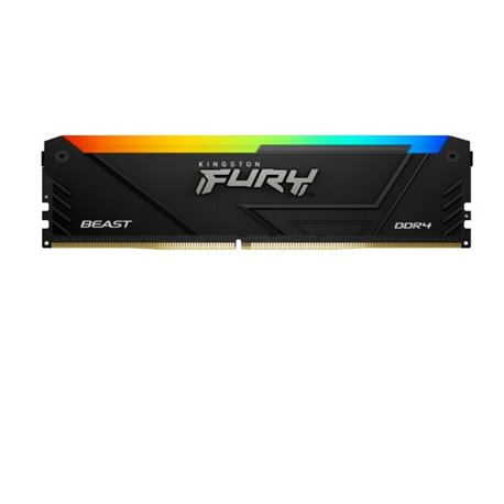MERMORIA KINGSTON 32GB DDR4 3600MHZ FURY BEAST NEGRO RGB KF436C18BB2A/32