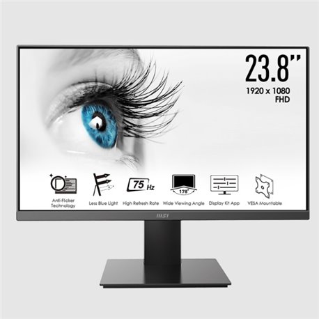 MONITOR MSI 24 PRO MP241X 1920X1080 FHD PLANO 75HZ HDMI VGA