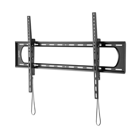 Soporte Manhattan para TV 60 a 120 pulg pared 120KG con inclinacion ultra delgado negro plano o curvo