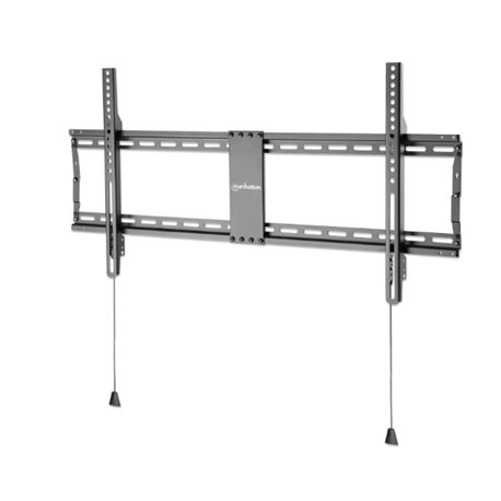 Soporte Manhattan para TV 43 a 100 pulg pared 70KG fijo ultra delgado negro plano o curvo