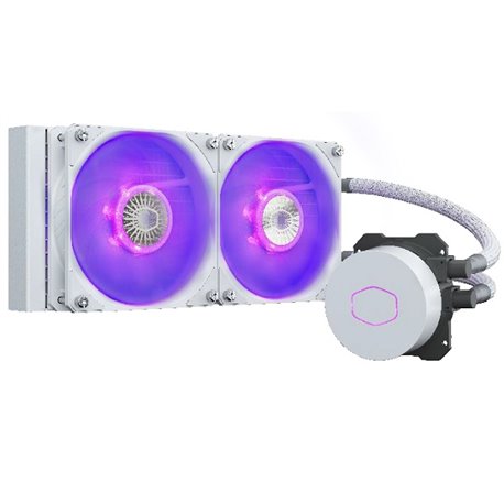Enfriamiento Liquido Cooler Master MasterLiquid ML240L V2 RGB White Edition 2*120mm 650-1800RPM