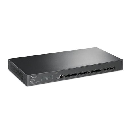 SWITCH TP-LINK JETSTREAM FIBRA OPTICA TL-SX3016F L2/L2+ ADMINISTRABLE 16 PUERTOS 10GE SFP+ 1 PUERTO RJ45 CONSOLA