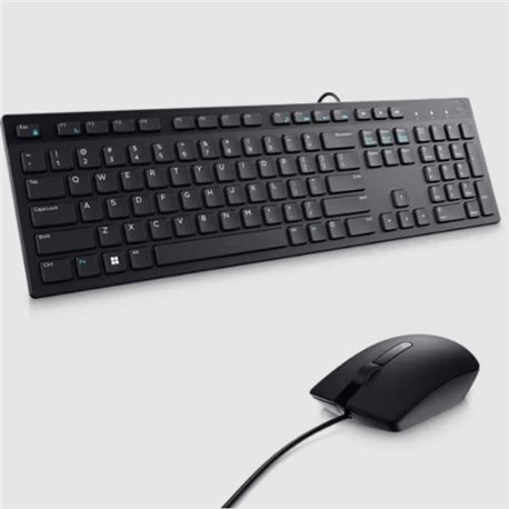 KIT DE TECLADO Y MOUSE DELL ALAMBRICO KM300C ESPAÑOL COLOR NEGRO