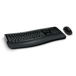 KIT TECLADO Y MOUSE INALAMBRICO ESPAÑOL MICROSOFT CONFORT DESKTOP 5050 NEGRO