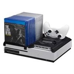 BASE ENFRIADORA PARA XBOX TECHZONE IMMORTAL GAMING IMGTXB CON CARGA PARA CONTROLES Y SOPORTE DE JUEGOS