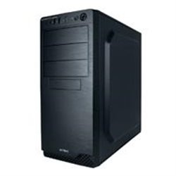 GABINETE ACTECK MILAN GM470 / MEDIA TORRE / ATX, MICRO ATX, MINI ITX / FUENTE 500W / VENTILADOR INCLUIDO / METAL / NEGRO / AC-93