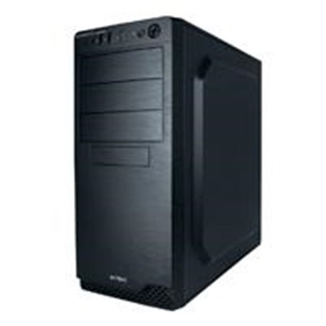 GABINETE ACTECK MILAN GM470 / MEDIA TORRE / ATX, MICRO ATX, MINI ITX / FUENTE 500W / VENTILADOR INCLUIDO / METAL / NEGRO / AC-93