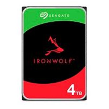DISCO DURO INTERNO SEAGATE IRONWOLF 4TB 3.5 ESCRITORIO SATA3 6GB/S 256MB 5400RPM 24X7 HOT-PLUG NAS 1-8 BAHIAS