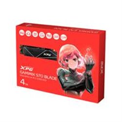 UNIDAD DE ESTADO SOLIDO SSD INTERNO 4TB ADATA XPG GAMMIX S70 BLADE M.2 2280 NVME PCIE GEN 4X4 LECT.7400 ESCRIT. 6100 MBS PC LAPT