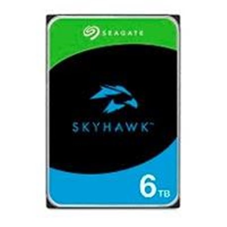 DISCO DURO INTERNO SEAGATE SKYHAWK 6TB 3.5 ESCRITORIO SATA3 6GB/S 256MB 5400RPM VIDEO VIGILANCIA 24X7 DVR Y NVR 1-16 BAHIAS 1-64