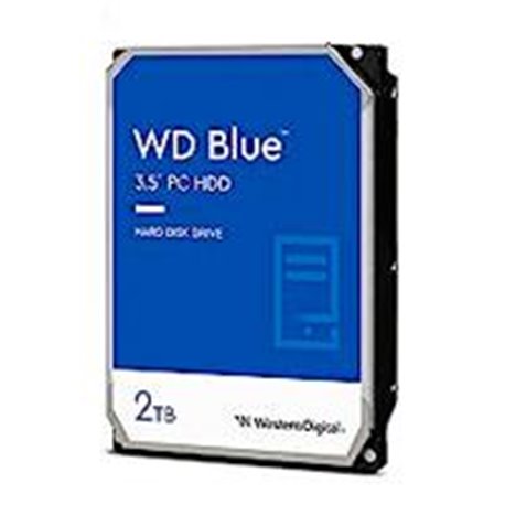 DISCO DURO INTERNO WD BLUE 2TB 3.5 ESCRITORIO SATA3 6GB S 64MB 5400RPM WINDOWS (WD20EARZ)