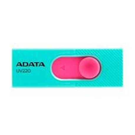 MEMORIA ADATA 32GB USB 2.0 UV220 RETRACTIL AZUL-ROSA