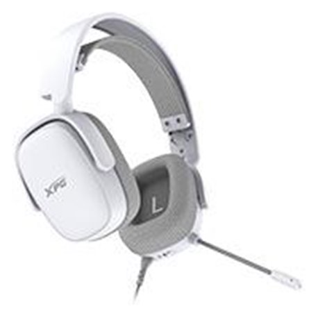 AUDIFONOS XPG PRECOG S AUDIO 3D CONECTOR 3.5MM MICROFONO OMNIDIRECCIONAL CONTRO DE VOLUMEN BLANCO GAMER
