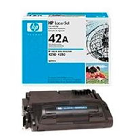 TONER HP NEGRO P/LASERJET 42A P/4240 4250 4350 Q5942A - 10000 PAGINAS