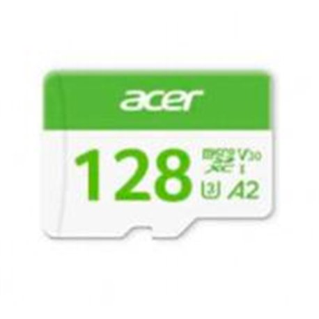 MEMORIA ACER MICRO SD MSC300 128GB UHS-I V30 LECT. 160MB/S ESCRIT. 120MB/S BL.9BWWA.322
