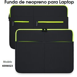 Funda Brobotix Aircase de Neopreno Para Laptop 15.6 Negro