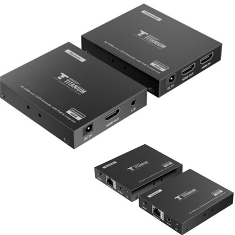 Kit Extensor hdmi Epcom para distancia de 70 Mts Resolucion 4k x2k 60Hz /Cat6 6a y 7/ Ip color/ Cero Latencia/ Sin Comprimir/ Sa