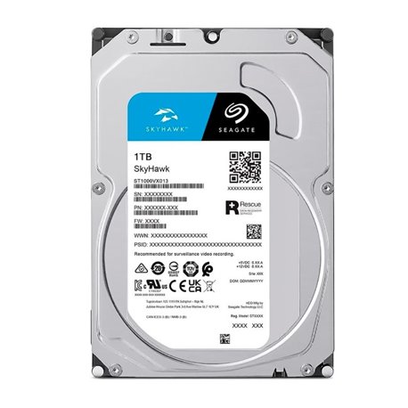 HD 1TB Seagate SKYHAWK para videovigilancia 3.5 SATA III 256Mb ST1000VX013