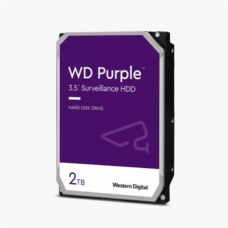 HD 2TB Western Digital modelo WD23PURZ purple surveillance