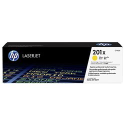 TONER HP 201X CF402X AMARILLO LASERJET PRO M252Dw/M277dw ALTO RENDIMIENTO (2 300 PAG)