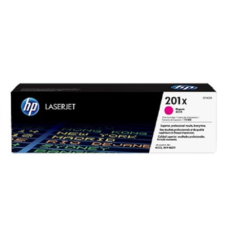 TONER HP 201X CF403X MAGENTA LASERJET PRO M252dw/M277dw ALTO RENDIMIENTO (2 300 PAG)