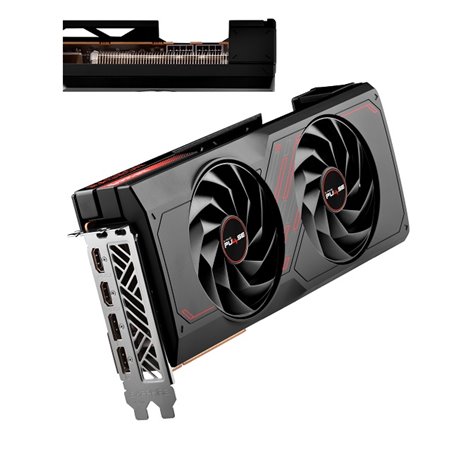 Tarjeta de video SAPPHIRE 16GB RX 7800 XT Pulse AMD Radeon GDDR6 2xHDMI 2xDP