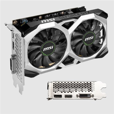 Tarjeta de Video MSI 4GB GTX 1650 D6 VENTUS XS OCV3 GDDR6 1HDMI 1DP 1DVI-D