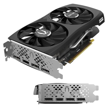 Tarjeta de Video Zotac 8GB RTX 4060 Twin Edge OC GDDR6 3xDP 1xHDMI ZT-D40600H-10M