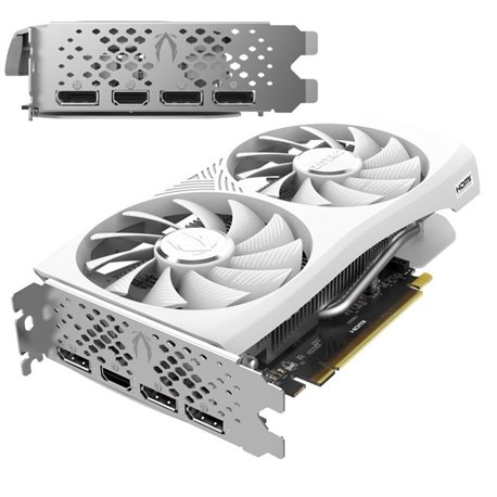 Tarjeta de Video Zotac 8GB RTX 4060 Twin Edge OC White GDDR6 3*DP 1*HDMI ZT-D40600Q-10M