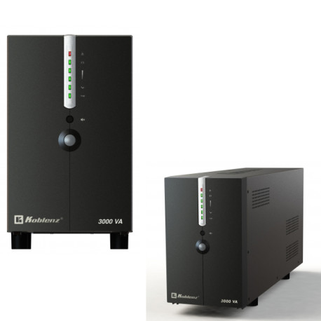 UPS KOBLENZ 30018 USB/R LINEA PRO 3000 VA / 1800W 4 NEMA 5-15R / 2 NEMA 5-20R Regulador Integrado RJ-11/45 Pto. USB 6 LEDS
