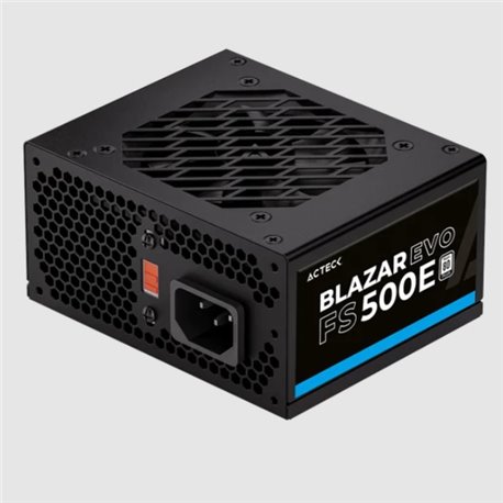 Fuente Acteck 500W Slim ATX Blazar EVO FS500E Advanced Negro
