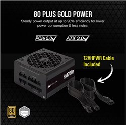 Fuente Corsair 750W RM750E 80Plus Gold Full Modular negro