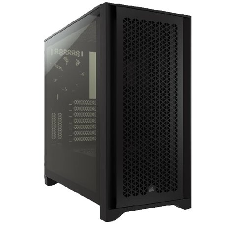 Gabinete Corsair 4000D AIRFLOW Negro cristal templado ATX semitorre 2*ventiladores 120mm