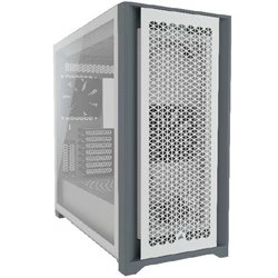 Gabinete Corsair 5000D AIRFLOW blanco cristal templado ATX semitorre 2*ventiladores