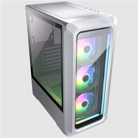 Gabinete Cougar Archon 2 Cristal templado Blanco RGB ATX 3Ventiladores